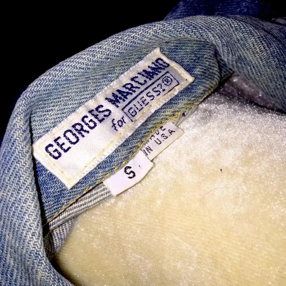 Vintage 1980’s Guess Jean Denim Jacket sz S - Picture 5 of 6